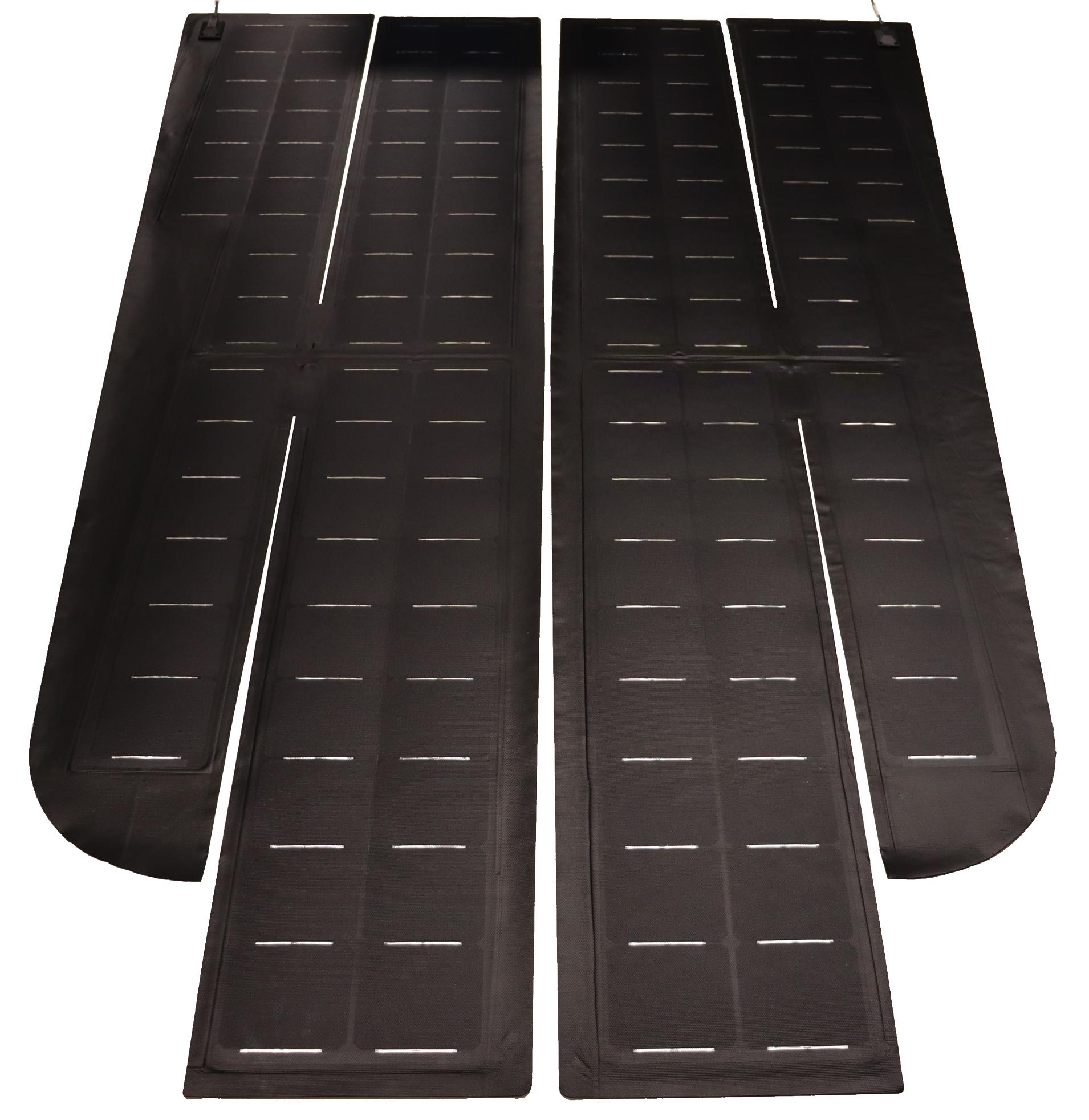 400W Peterbilt 579 Fairing SuperFlex Solar Panel with Integrated
